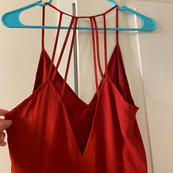 NWOT Forever 21 Burnt Orange Dress - Picture 5 of 7